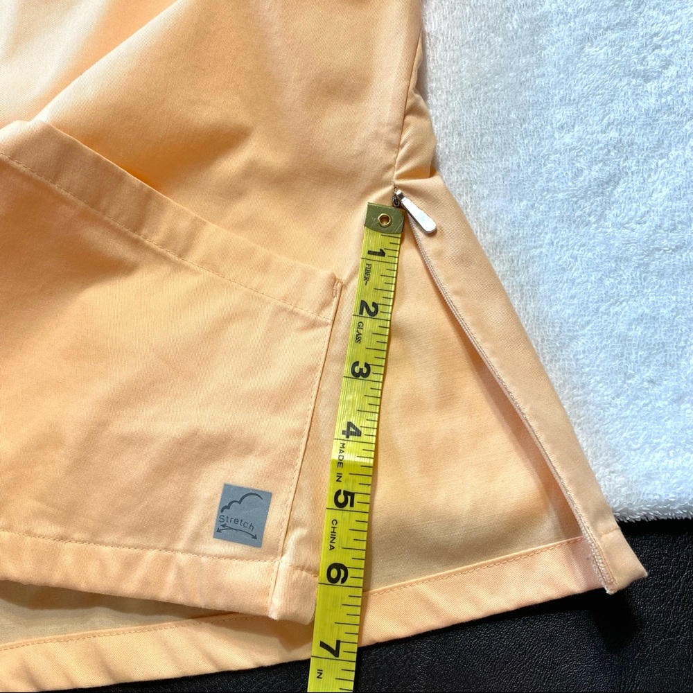 Butter-Soft STRETCH Women's 3-Pocket 3/4th Sleeve Side Zip Scrub Top Size S - Picture 13 of 16
